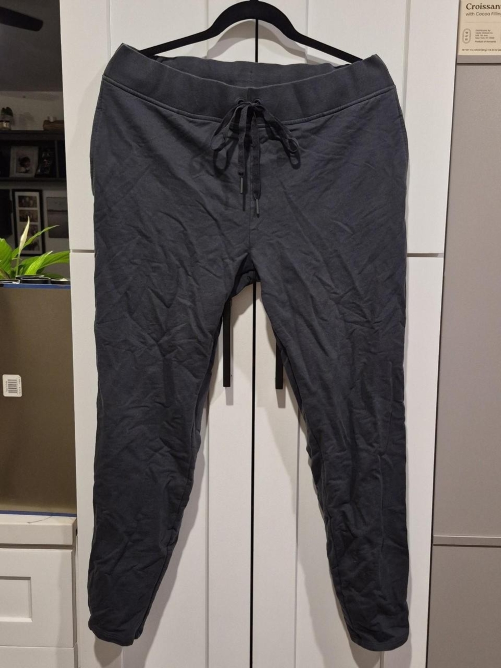 Charcoal Gray Drawstring Leggings